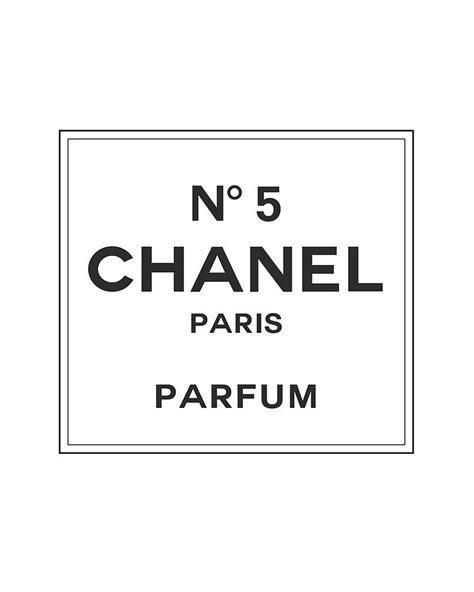 Chanel perfume labels